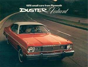 1976 Plymouth Duster, Valiant and Scamp 8 Page Brochure  