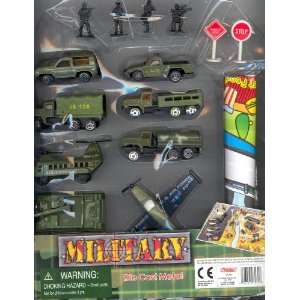  Military Die Cast Metal Backpack Playset Toys & Games