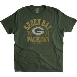   Bay Packers Green 47 Brand Vintage Scrum T Shirt