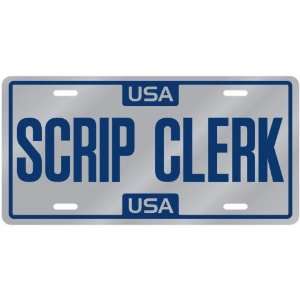 New  Usa Scrip Clerk  License Plate Occupations  Kitchen 