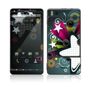   Stars Protector Skin Decal Sticker for Motorola Droid X Cell Phone