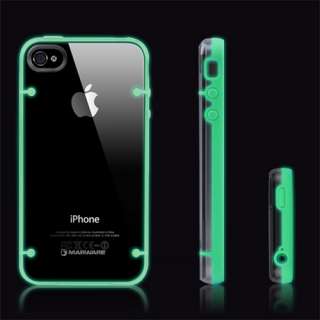 Marware DuoShell Case for Apple iPhone 4 / 4S (Clear / Glow Green 