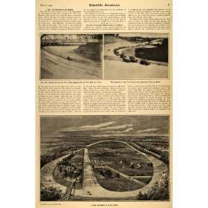  1907 Article Scientific American Car Racetrack England 