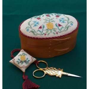   Scissors Box & Fob   Cross Stitch Pattern Arts, Crafts & Sewing