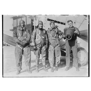   ,Capt. J.E. Davis,Lt. C.F. Schilt,Sgt. H.H. Dogant