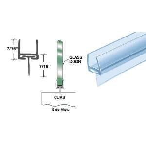 CRL Polycarbonate Bottom Rail With Wipe for 3/8 Glass   32 5/8 in 