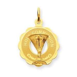  14k Yellow Gold Holy Communion Charm Jewelry