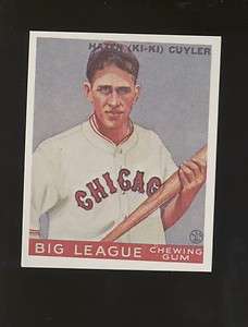 B00496 1933 Goudey #23 Kiki Cuyler RC Cubs Reprint  