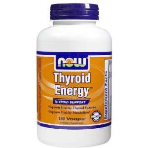  NOW Foods Thyroid Energy VCaps, 180 ct (Quantity of 1 