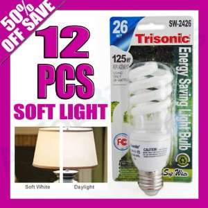  Saving Light Bulbs Soft White CFL 26W/125W Lamp Energy Super Home 