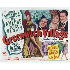 Greenwich Village   Movie Poster   27 x 40