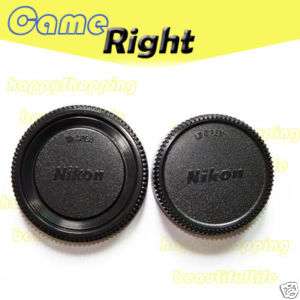 Body & Rear Lens Cap for Nikon D40x D80 D200 D60 D300  