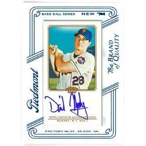  Daniel Murphy 2010 Topps T206 Piedmont Framed Autograph 