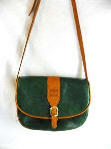 DAINELLI Firenze LEATHER SHOULDER BAG ITALY MADE EXCEL  