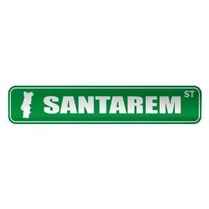   SANTAREM ST  STREET SIGN CITY PORTUGAL