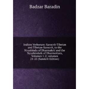 Indices Verborum Sanscrit Tibetan and Tibetan Sanscrit, to the 