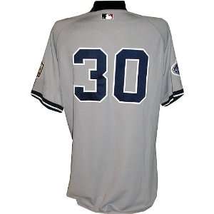 David Robertson #30 2008 Yankees Game Issued Road Grey Jersey w All 
