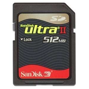  SanDisk Ultra II   Flash memory card   512 MB   SD 