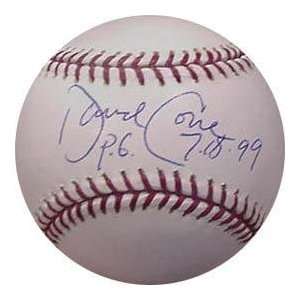 David Cone Signed Baseball   Inscribed Yanks 09   Autographed 