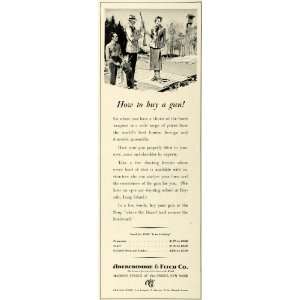  1936 Ad Abercrombie & Fitch Co. Logo Gunsmith Shooting 