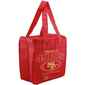  San Francisco 49ers Cardinal Reusable Insulated Tote Bag 