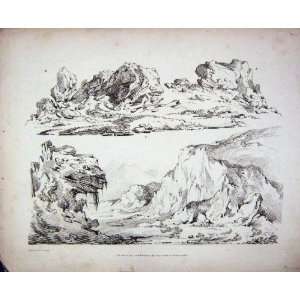    1807 Landscape Rocks Mountains Ackermann Bryant