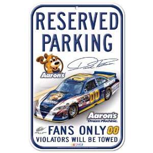  NASCAR David Reutimann 11 x 17 Reserved Parking Sign 