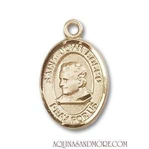  St. John Bosco Small 14kt Gold Medal Jewelry