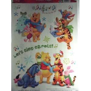  Disney Winnie the Pooh Christmas Color Window Clings   Let 