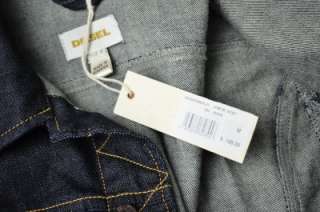 Mens Diesel Brand NEW JYMPOS Dark Denim Jean Jacket Mens Size M Coat 