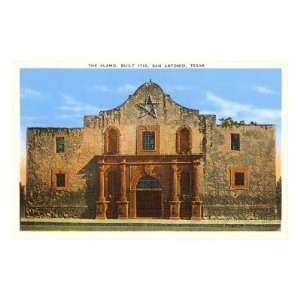  The Alamo, San Antonio, Texas Premium Poster Print, 12x8 