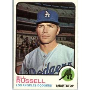  1973 Topps # 108 Bill Russell Los Angeles Dodgers Baseball 