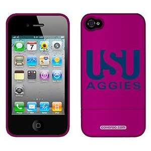  Utah State University USU Aggies on AT&T iPhone 4 Case by 