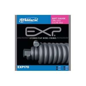  Daddario EXP170 Soft Gauge Long Scale Nickel Electric 