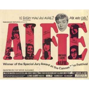 Alfie Movie Poster (22 x 28 Inches   56cm x 72cm) (1966) Half Sheet 