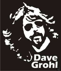 Dave Grohl Decal Sticker   Car Truck Window Laptop  
