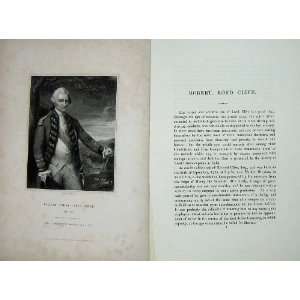    Robert First Lord Clyde Memoirs Portrait 1836 Print