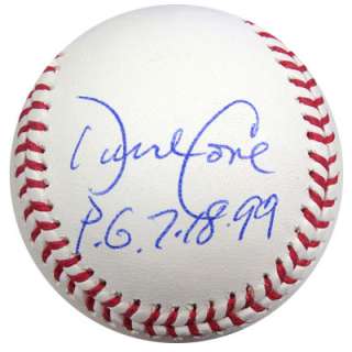   Don Larsen, David Wells & David Cone Autographed MLB Baseball PSA/DNA