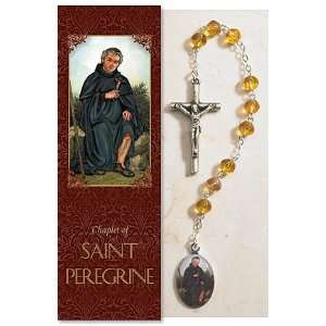  St. Peregrine (Patron saint of cancer) Chaplet with bi 