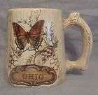 Treasure Craft Made in USA Ohio Souvenir Mug with Butterfly Tree Style 