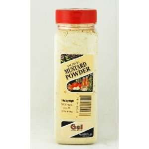 16 Oz Mustard Powder 6/Case Grocery & Gourmet Food