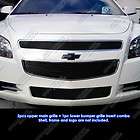 08 12 2012 Chevy Malibu Black Billet Grille Grill Combo Insert (Fits 