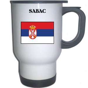  Serbia   SABAC White Stainless Steel Mug Everything 
