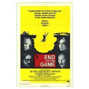  End Of the Game Original Movie Poster, 27 x 41 (1976 