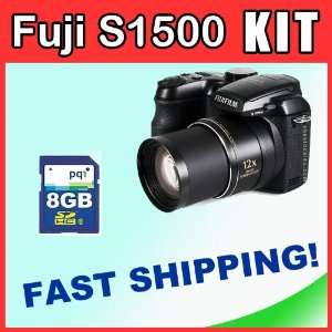  Fujifilm FinePix S1500 10MP Digital Camera w/ 12x Wide 