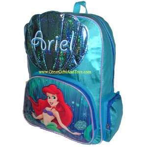  Ariel Mermaid Girls School Backpack Toys & Games