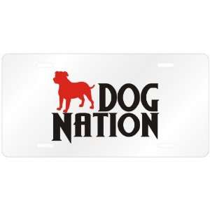 New  English Mastiff Dog Nation  License Plate Dog 