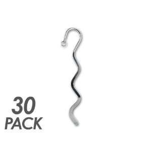    Silver Tone 6 Inch Swirl Bookmark   30 Pack