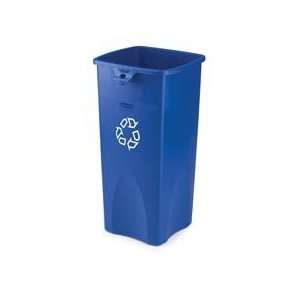   Recycling Container,23 Gal,15 1/2x16 1/2x30,Blue