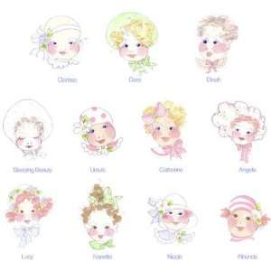 Baby Face 3 by Loralie Designs Embroidery Designs on a Multi Format CD 
